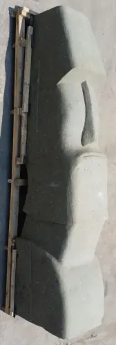 Product image of the product “Moai head, 402 cm height, natural stone (basanite), stonemasonry ”